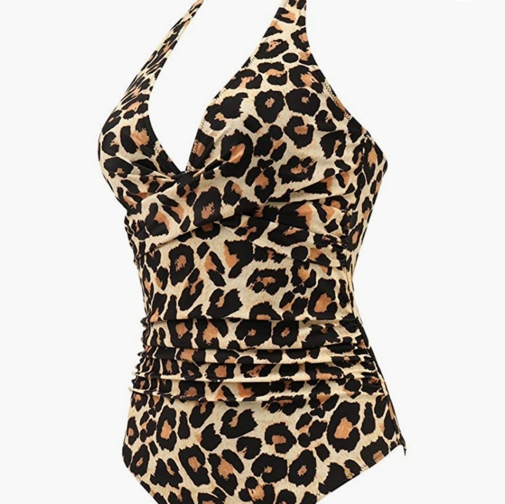 Leopard One Piece Swimsuit